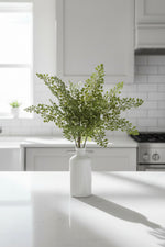Faux Lace Fern Bush 16" Green
