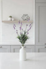 Faux Lavender Bush 14"