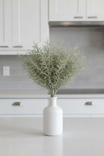 Faux Spanish Moss Bush 10" Green & Grey