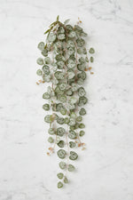 Faux String of Hearts Plant 21.5" Two Tone Green