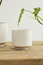 Bello Pot 4"x4" Off White