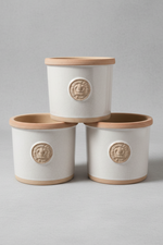 Chelsea Kew Round Herb Planter 4" Ivory