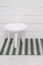Chilewich Boardwalk Stripe Shag Mat 24"x36" Seaside