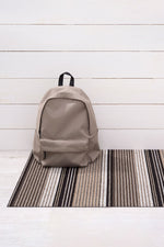 Chilewich Pleat Stripe Shag Mat 24"x 36" Oyster