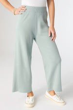 Lightweight Heavenly Luxe Crop Bottom Pants L/XL Sage Wisdom