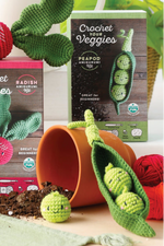 Crochet Your Veggies Amigurumi Kit Peapod