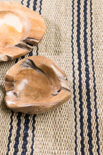 Dash & Albert Jute Ticking Handwoven Rug 2'x3' Indigo