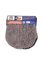 Dirty Dog Towel & Grooming Mitt Grey
