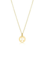 enewton 16" Necklace Gold Guardian Angel Small Gold Disc
