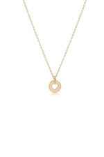 enewton 16" Necklace Gold Love Small Gold Disc