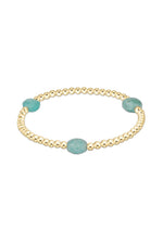 enewton Admire Gem 3mm Gold Bracelet Amazonite
