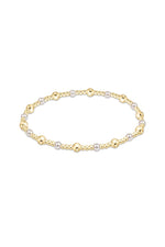 enewton Classic Sincerity Pattern 4mm Bead Bracelet Gold Pearl