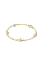 enewton Purpose Pearl 6mm Gold Bracelet