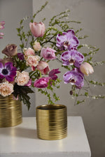 Accent Decor Gold Everest Pot 4.5"x4.25" Gold
