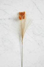 Faux Bunny Tail Grass Bundle 19" Orange