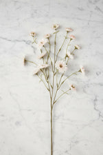 Faux Primula Spray 24" Beige