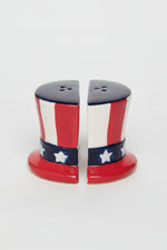 Uncle Sam Hat Salt & Pepper Shakers Set of 2