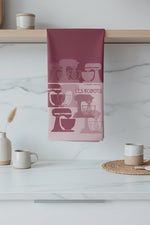 Garnier-Thiebaut Les Robots Kitchen Towel Framboise