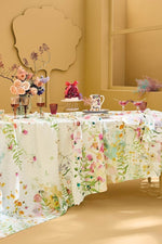 Garnier-Thiebaut Rosee Du Matin Tablecloth Printemps