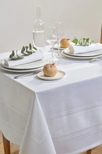 Garnier-Thiebaut Signature Tablecloth Blanc