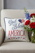 God Bless America Pillow