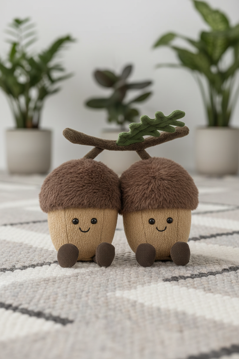 新作 ジェリーキャット Ort & Tum Acorns どんぐり 新品タグ付き Jellycat Amuseables Ort & Tum Acorns – Chalet