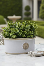 Kent Kew Oval Planter Small Old White