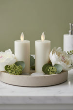 Luminara Indoor Votive Candles 4.2" Set of 2 Ivory