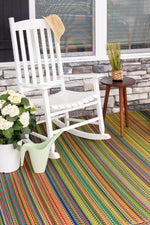 Border Concepts Mixed Outdoor Mat 4'x6' Rainbow