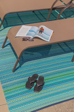 Border Concepts Mixed Outdoor Mat 4'x6' Tropical