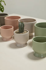 Neutral Pasadena Pot 4.5"x 4.25" Tan