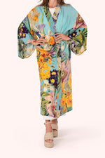 Powder Design Kimono Gown Spring Flora