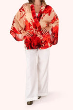 Powder Design Kimono Jacket Rouge Blooms