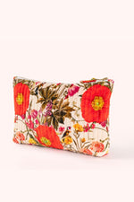 Powder Design Quilted Velvet Zip Pouch Fine F