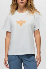 Prana Women's Bee Journeyman Short Sleeve Tee S Soft White