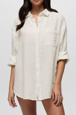 Prana Women's Hideaways Button Down Top XL Alba