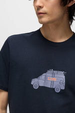 Prana Men's Van Life Journeyman Short Sleeve Tee L Nautical