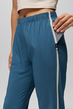 Prana Women's Railay Scallop Pant S Bluff Blue