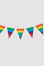 Rainbow Stripe Festive Pennant