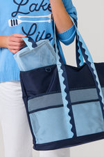 Shiraleah Camden Neoprene Tote Navy