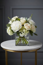 Square Glass Vase Clear 5"