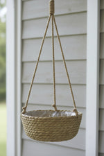 Hanging Planter Basket Medium Seagrass