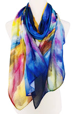 Sea of Clouds Scarf Blue/Yellow