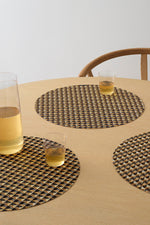 Chilewich Crane Placemat Round 15" Honey