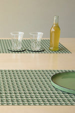 Chilewich Crane Placemat Rectangle 14"x19" Thyme