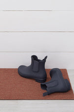 Chilewich Heathered Shag Utility Mat 24"x36" Burnt Coral