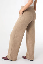 Heavenly-Luxe Wide Leg Bottoms XXL Beige Heather