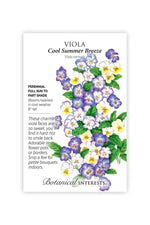 Botanical Interests Cool Summer Breeze Viola Seeds