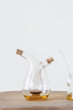 Creative Co-Op Oil & Vinegar Cruet with Cork Stoppers