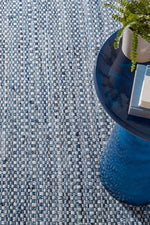 Dash & Albert Denim Stone Handwoven Cotton Rug 2'x3' Blue